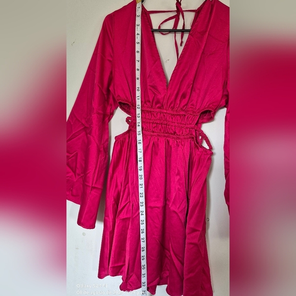 Justify Women's Dress in Vibrant Pink - Picture 2 of 7